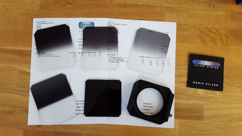 Kit filtres dégradés et porte filtres pour APN Kit filtres dégradés et porte filtres pour APN