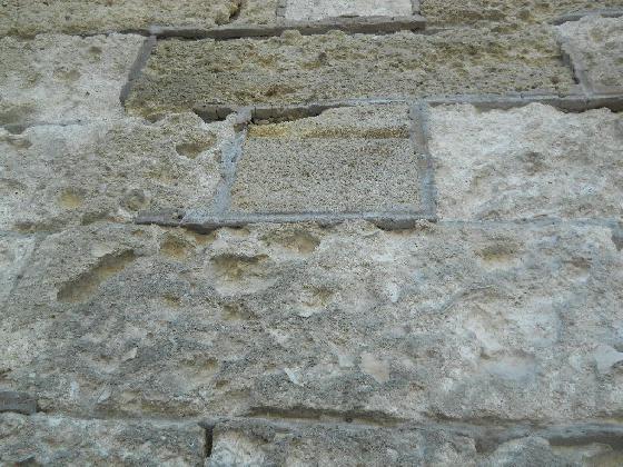 Usure de pierres calcaires à Avignon 