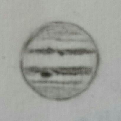 Dessin de mémoire sur une observation nocturne