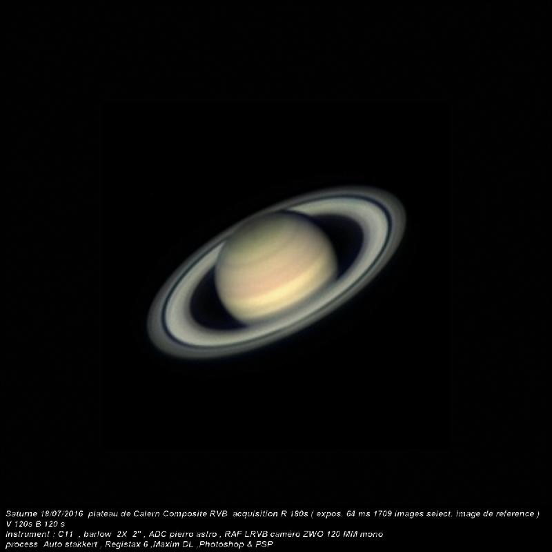 Saturne du côté de Calern