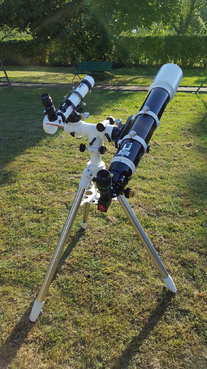 120ED + Lunt35 sur ALT-AZ Dual Kepler 120ED + Lunt35 sur ALT-AZ Dual Kepler
