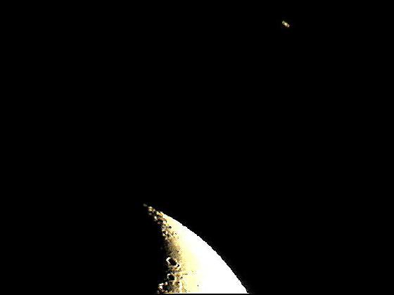 Rapprochement Lune-Saturne du 31 août 2014