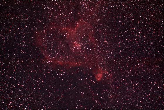 IC 1805, la nébuleuse du coeur