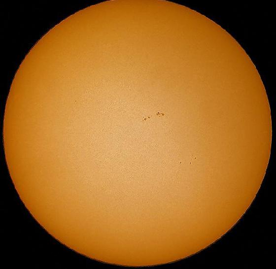 Soleil visible du 07/04/2015