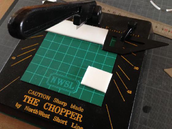 Découpe des patins de téflon