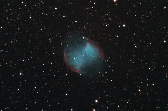 M27 par AstroFilDu76 retouchée par moi M27 par AstroFilDu76 retouchée par moi