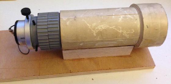 Autoguidate table EQ : modification de ma première lunette en lunette guide!