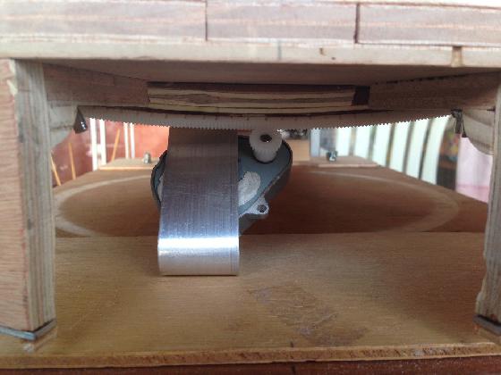 Table équatoriale : entraînement (1/2)