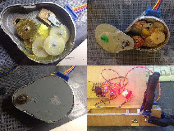 Transformation moteur EQ1 en pas à pas (4/5)