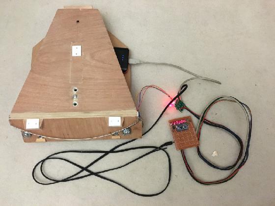 Ma table EQ avec sa télécommande Arduino