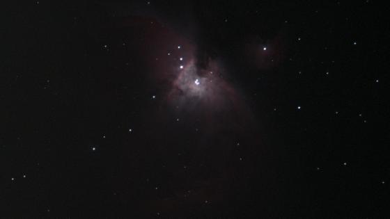Crop M42 100% au Strock sous la Lune!