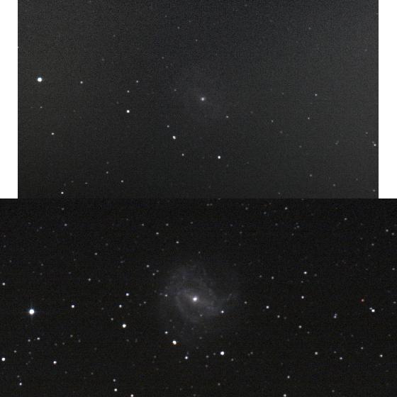Comparaison M83 entre Croix et Tauxigny Comparaison M83 entre Croix et Tauxigny