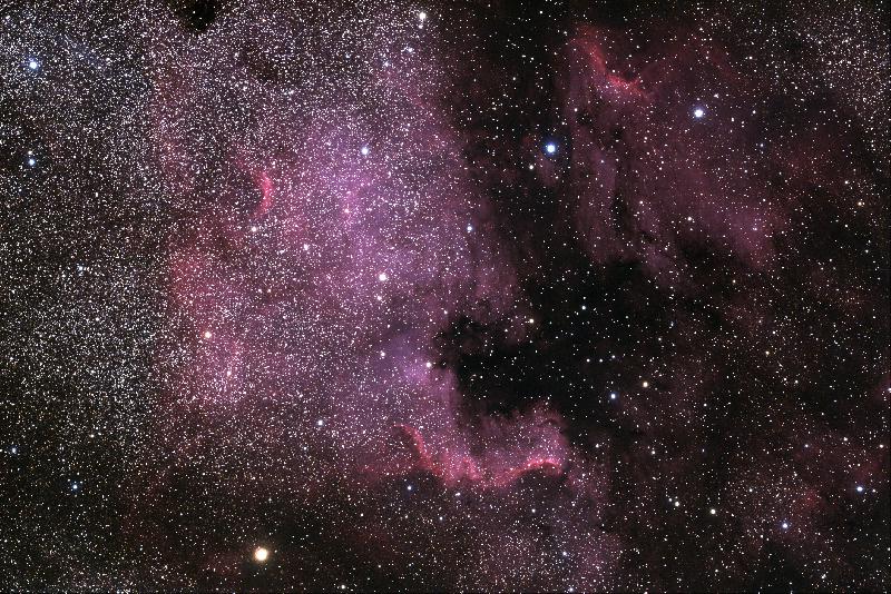 NGC7000 de Colmic - traitement sans Gamma NGC7000 de Colmic - traitement sans Gamma