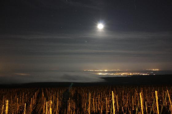 La lune, Jupiter... et le brouillard La lune, Jupiter... et le brouillard