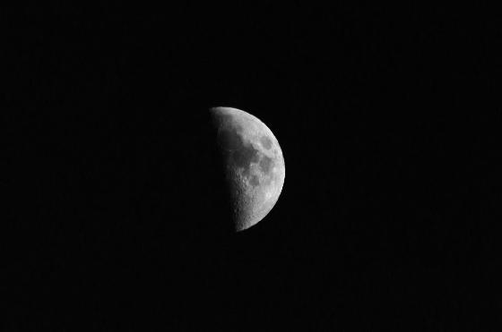 Premier Quartier de Lune d'Hiver