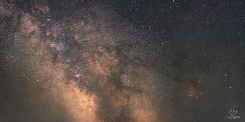 Mosaïque HD de la Voie Lactée en pose unitaire de 3 minutes