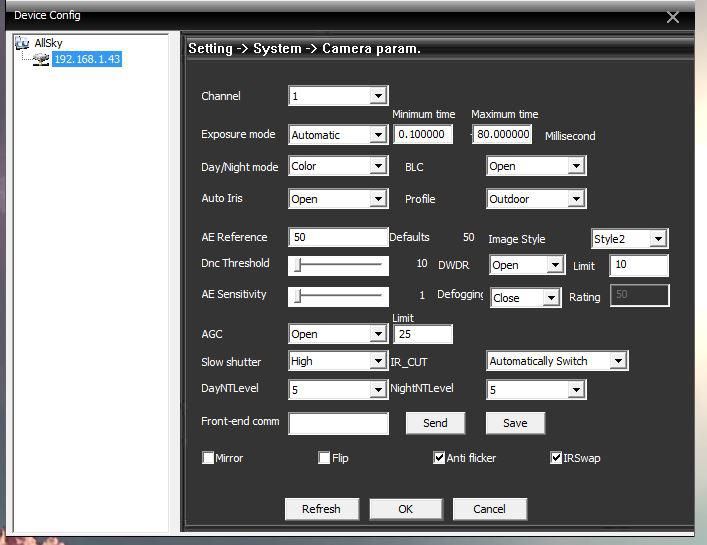 Parametrage Parametrage