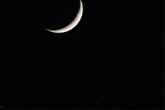 Croissant de lune et aldebaran Croissant de lune et aldebaran