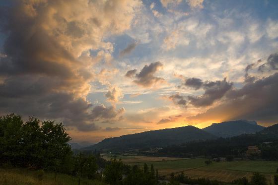 Coucher de soleil sur Bevon