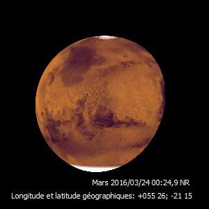 Mars du 24 Mars 2016 (sim. Winjupos) Mars du 24 Mars 2016 (sim. Winjupos)