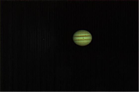 Jupiter et la petite Ganymede Jupiter et la petite Ganymede