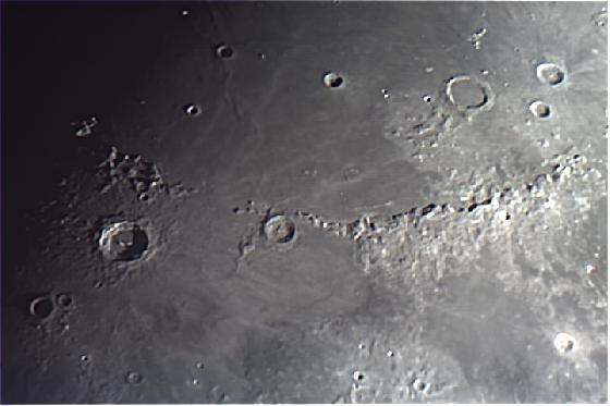 Région cirque Copernic (lune)