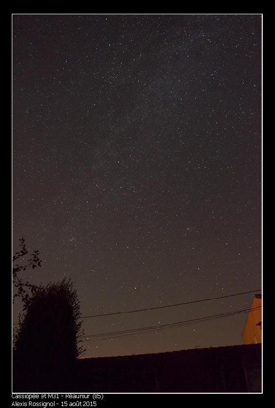 Voie Lactée, Cassiopée et M31