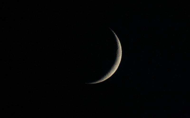 Croissant lunaire 02 déc 2016 Croissant lunaire 02 déc 2016