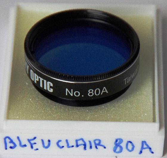 FILTRE sky optic N°80 A BLEU CLAIR TB FILTRE sky optic N°80 A BLEU CLAIR TB