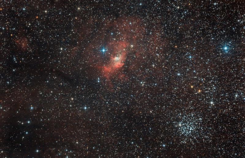 NGC 7635 & M52 NGC 7635 & M52