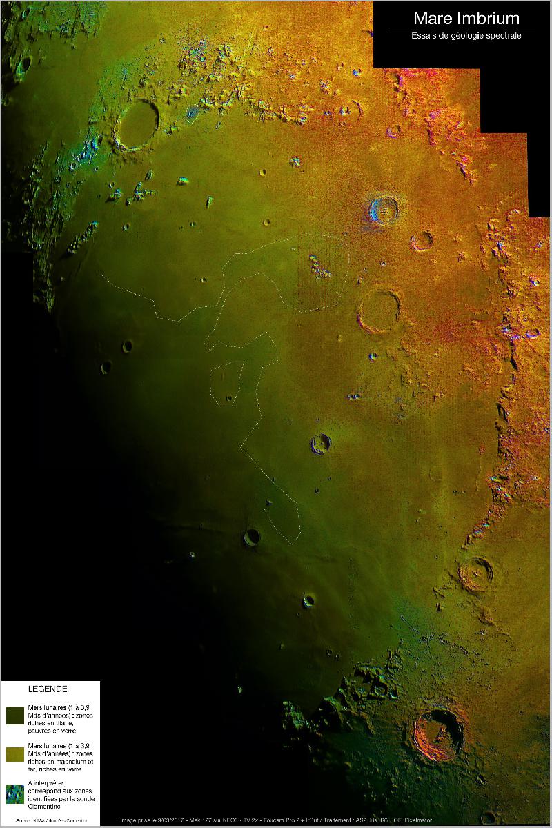 20170307 - Mare Imbrium (couleurs) 20170307 - Mare Imbrium (couleurs)