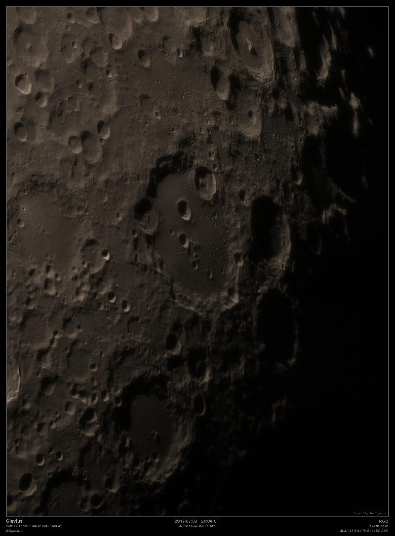 Clavius, le 3/07/2017