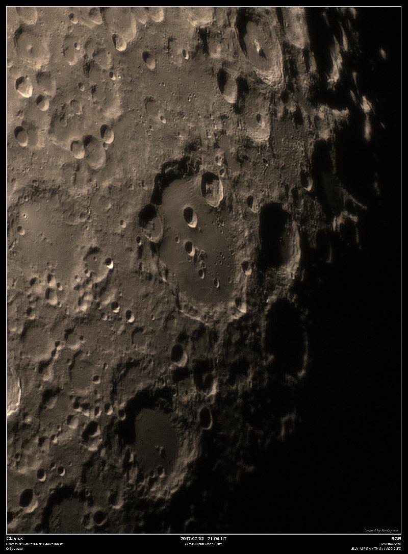 Clavius, le 3 juillet 2017