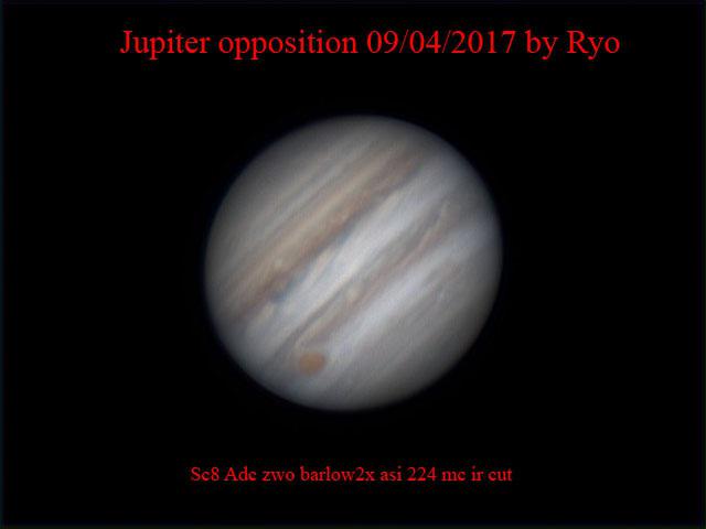 Jupiter du 09/04/2017