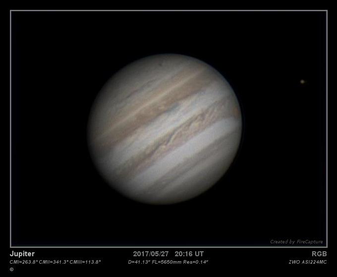 Jupiter du 27/05/2017