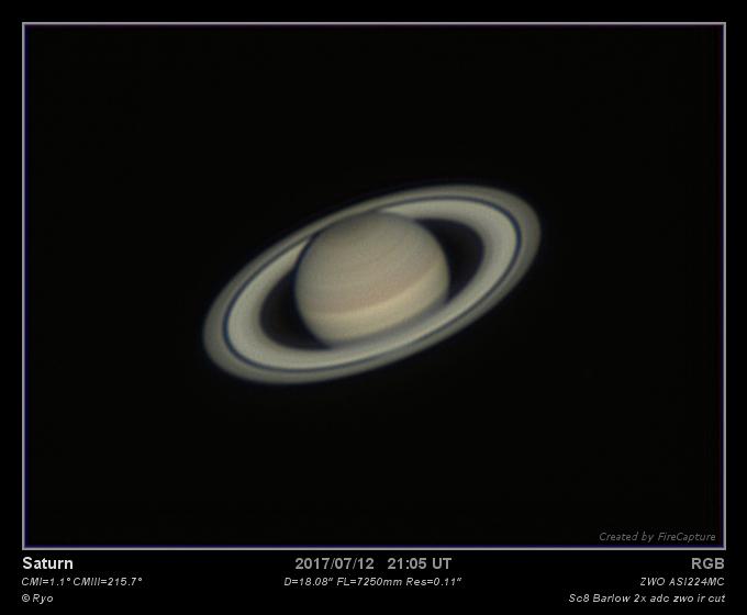 Saturne du 12/07/2017