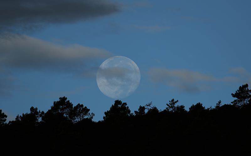 la lune au matin du 18/09/2016 la lune au matin du 18/09/2016