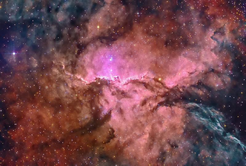 NGC 6188 Fighting Dragons dans l'Autel