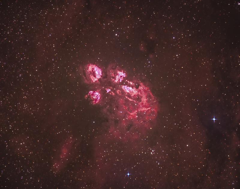 NGC 6334 Patte de chat Scorpion LRhaVB NGC 6334 Patte de chat Scorpion LRhaVB