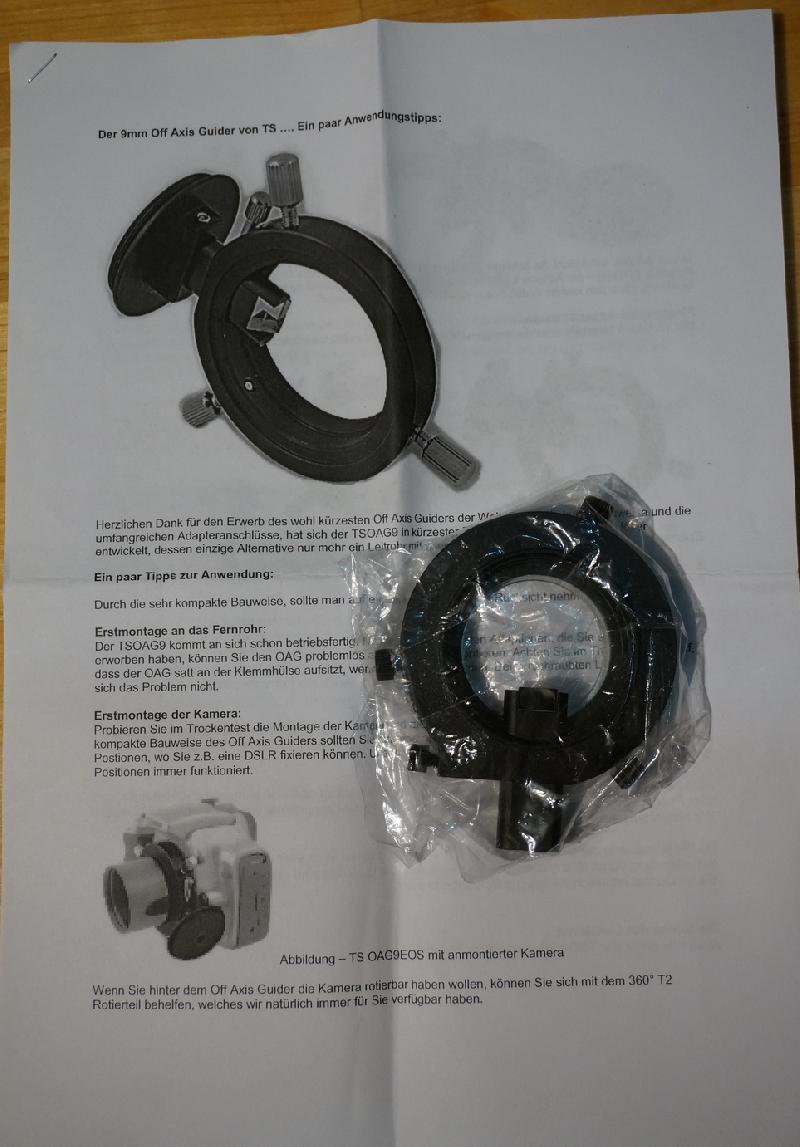 Off-axis guider