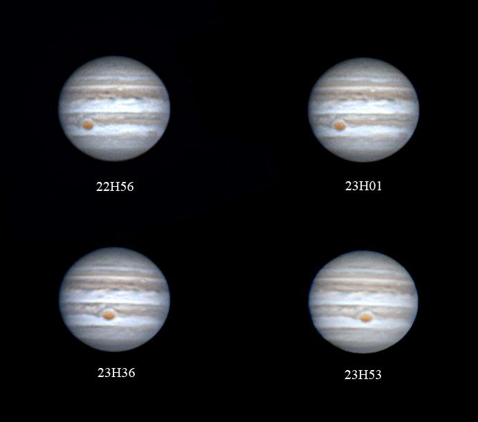 Jupiter 07-04-2017 4 images Jupiter 07-04-2017 4 images