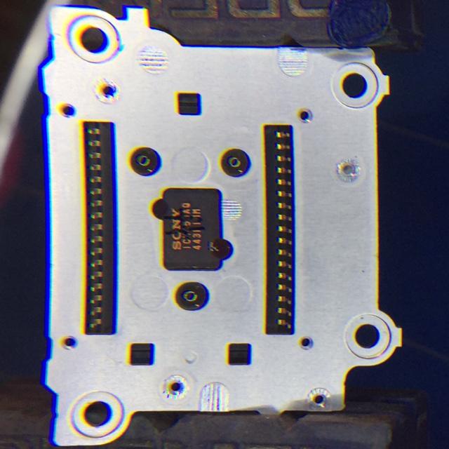 Capteur ICX453 sur support Capteur ICX453 sur support