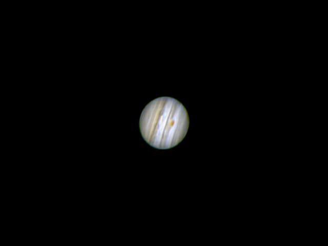 Jupiter dans la nuit du 8 au 9 avril 2017