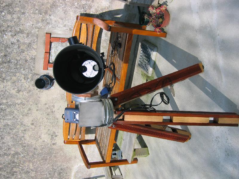 Ensemble tube Newton et monture Altaz inox