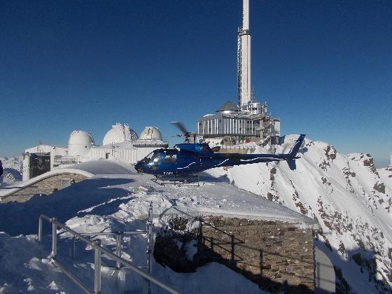 Hélico Pic du Midi 2 déc 2013 Hélico Pic du Midi 2 déc 2013