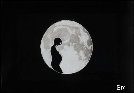Lune femme enceinte Lune femme enceinte