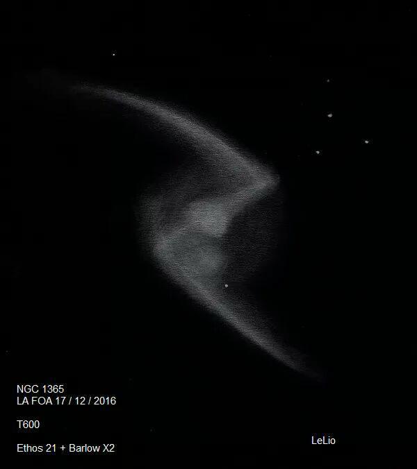NGC 1365 (Dessin) NGC 1365 (Dessin)