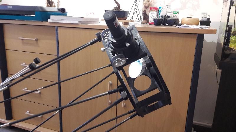 télescope imprimé 3D version 2 détail 1
