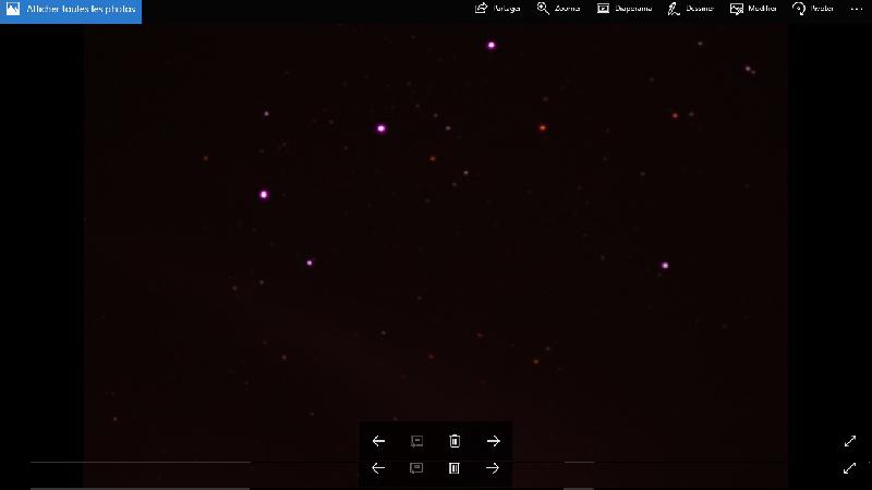 Transit objet inconnu devant Alnitak (ORION)