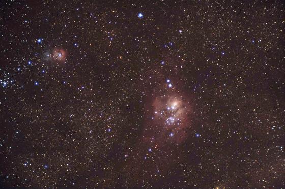 lagune et trifide à la 80/400 orion lagune et trifide à la 80/400 orion